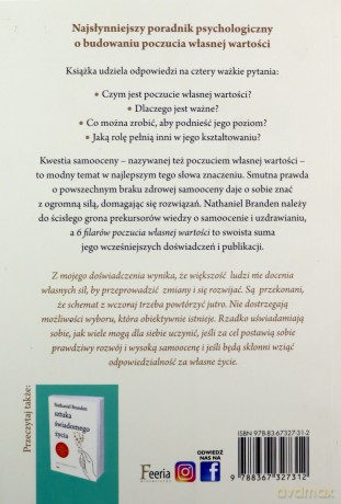 6 filarów poczucia własnej wartości - Nathaniel Branden [KSIĄŻKA]