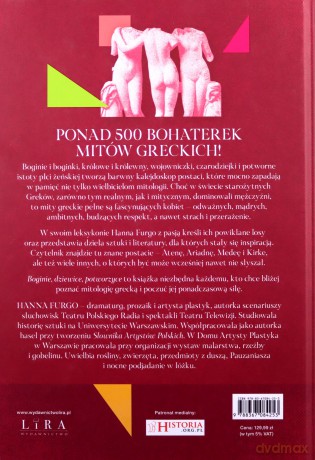 Boginie, dziewice, potworzyce. Leksykon kobiet mitologii greckiej - Hanna Furgo [KSIĄŻKA]