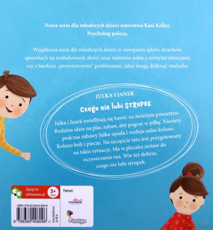 Czego nie lubi strupek. Julka i Janek - Kasia Keller [KSIĄŻKA]