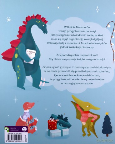 Dinozaury ratują święta - Katarzyna Pruszkowska-Sokalla [KSIĄŻKA]