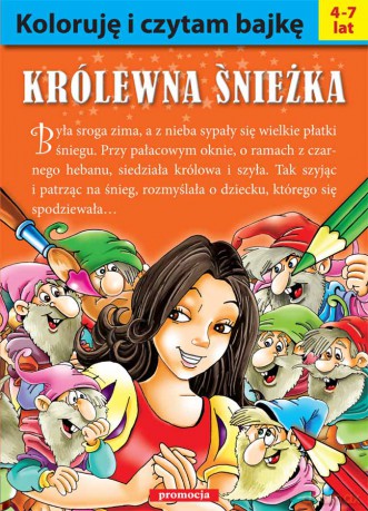 Koloruję i czytam bajkę. Królewna Śnieżka - Dorota Fic [KSIĄŻKA]