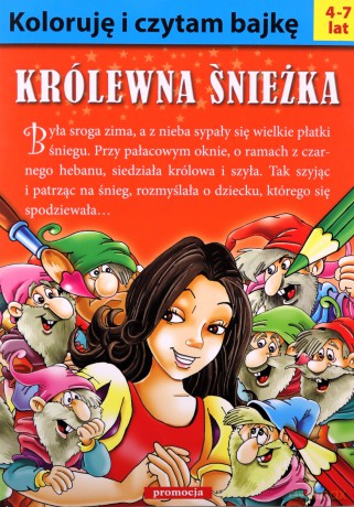 Koloruję i czytam bajkę. Królewna Śnieżka - Dorota Fic [KSIĄŻKA]