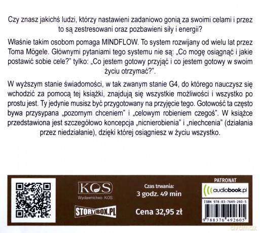 Koncept MindFlow. Jak przez nie-chcenie i nie-działanie osiągnąć wszystko - Tom Mögele [AUDIOBOOK]