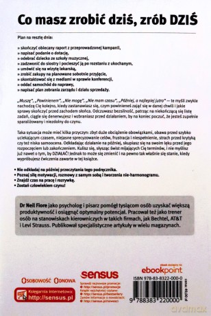 Nawyk samodyscypliny. Zaprogramuj wewnętrznego stróża - Neil Fiore [KSIĄŻKA]