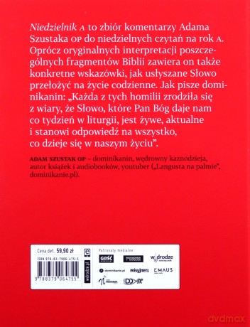 Niedzielnik A. Komentarze do czytań - Adam Szustak [KSIĄŻKA]