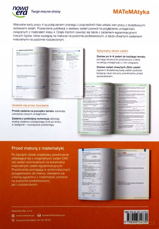 Nowe matematyka karty pracy 4 zakres podstawowy i rozszerzony [KSIĄŻKA]