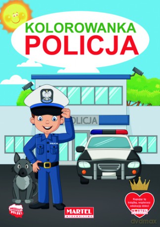 Policja. Kolorowanka - Hubert Włodarczyk [KSIĄŻKA]