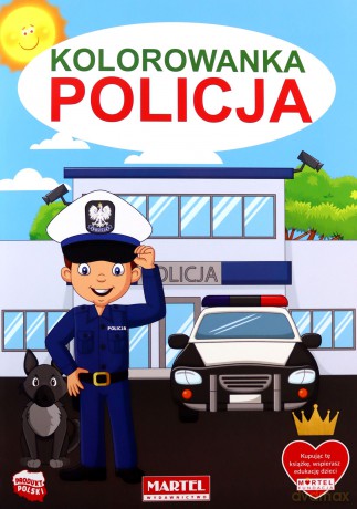Policja. Kolorowanka - Hubert Włodarczyk [KSIĄŻKA]