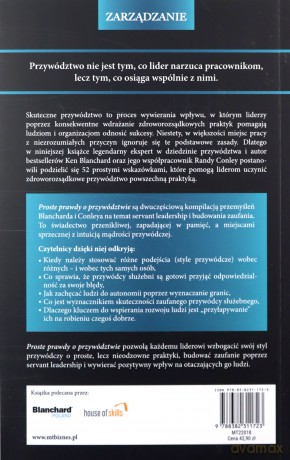 Proste prawdy o przywództwie. 52 wskazówki, jak rozwijać servant leadership oraz budować zaufanie - Ken Blanchard, Randy Conley [KSIĄŻKA]