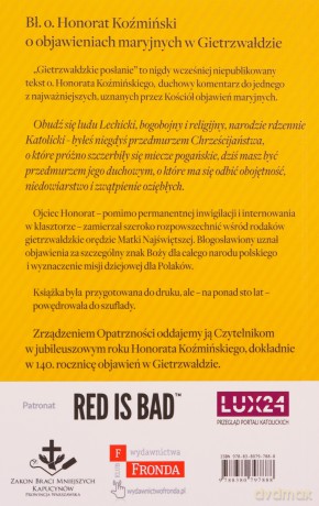 Przesłanie z Gietrzwałdu - Honorat Koźmiński [KSIĄŻKA]