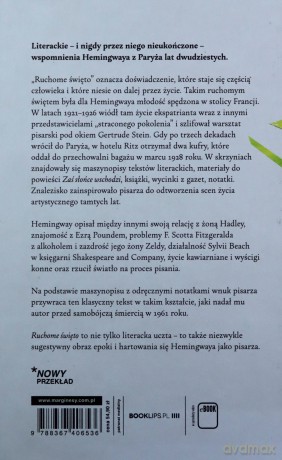 Ruchome święto - Ernest Hemingway [KSIĄŻKA]
