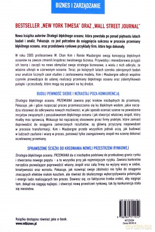 Strategia błękitnego oceanu PRZEMIANA. Sukcesy i porażki firm dokonujących przemiany błękitnego oceanu - W. Chan Kim, Renée Mauborgne [KSIĄŻKA]