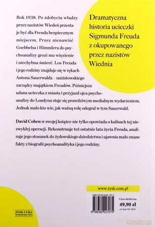 Ucieczka Sigmunda Freuda - David Cohen [KSIĄŻKA]