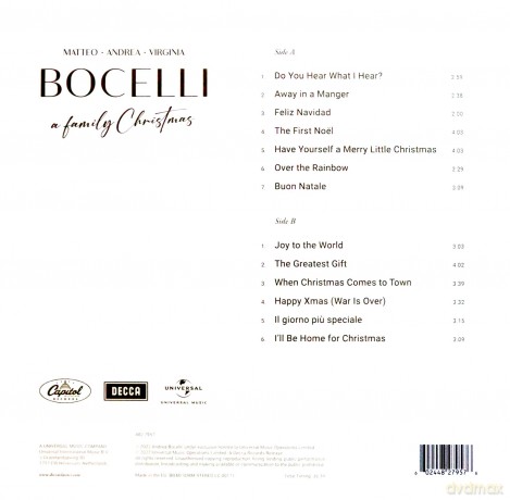 Andrea Bocelli: A Family Christmas [Winyl]