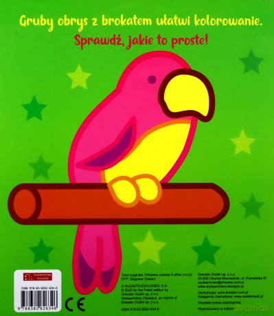 Brokatowe kolorowanki dla 4-latka [KSIĄŻKA]