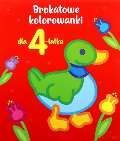 Brokatowe kolorowanki dla 4-latka [KSIĄŻKA]