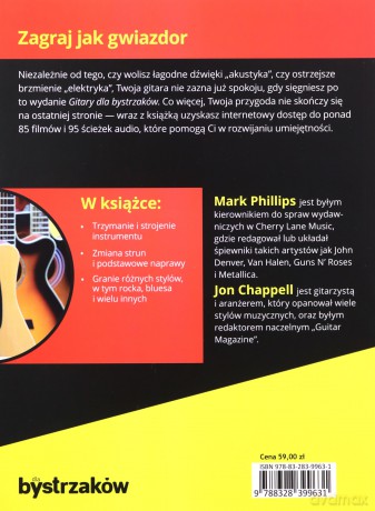 Gitara dla bystrzaków - Mark Phillips, Jon Chappell [KSIĄŻKA]