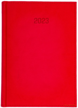 Kalendarz 2023 A4T Vivella Czerwony [KALENDARZ]