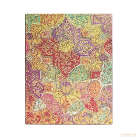 Kalendarz Paperblanks 2023 Bavarian Wild Flower Flexi Ultra Dzienny [KALENDARZ]