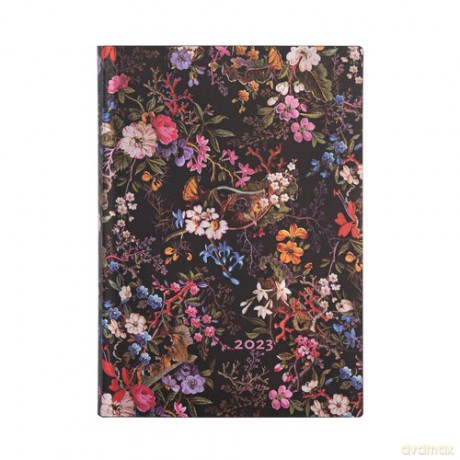 Kalendarz Paperblanks 2023 Floralia Flexi Midi Dzienny [KALENDARZ]