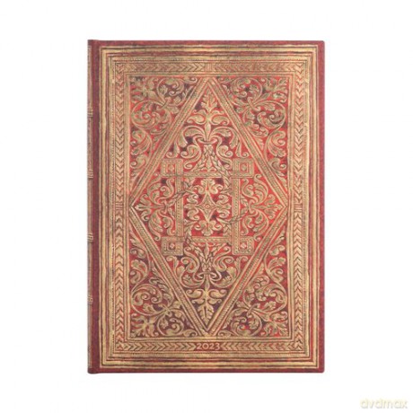 Kalendarz Paperblanks 2023 Golden Pathway Midi Tygodniowy [KALENDARZ]