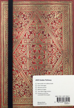 Kalendarz Paperblanks 2023 Golden Pathway Midi Tygodniowy [KALENDARZ]