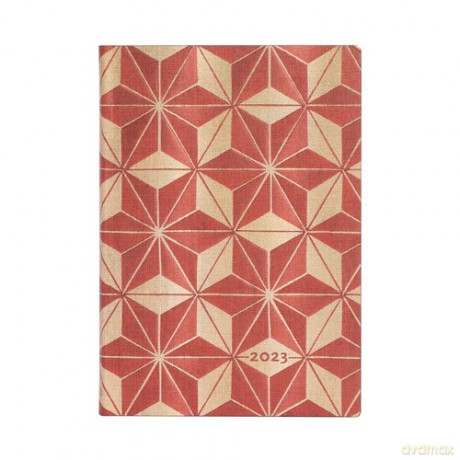 Kalendarz Paperblanks 2023 Hishi Flexi Midi Tygodniowy [KALENDARZ]