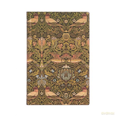 Kalendarz Paperblanks 2023 Morris Birds Flexi Mini Tygodniowy [KALENDARZ]