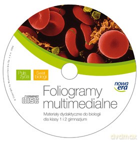 Foliogramy multimedialne na płycie CD-ROM do części pierwszej i drugiej serii Puls życia oraz Świat biologii