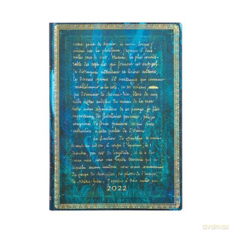 Kalendarz Paperblanks 2023 Verne, Twenty Thousand Leagues Flexi Midi Tygodniowy [KALENDARZ]