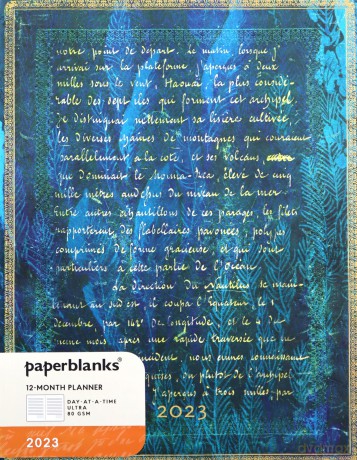 Kalendarz Paperblanks 2023 Verne, Twenty Thousand Leagues Flexi Ultra Dzienny [KALENDARZ]