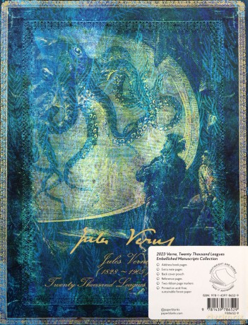 Kalendarz Paperblanks 2023 Verne, Twenty Thousand Leagues Flexi Ultra Dzienny [KALENDARZ]