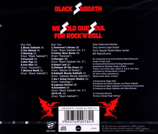 Black Sabbath: We Sold Our Soul For Rock'n'roll [2CD]