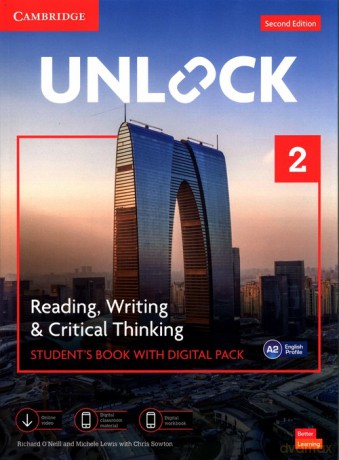 Unlock 2 Reading, Writing and Critical Thinking Student's Book with Digital Pack - Richard O'Neill, Michele Lewis [KSIĄŻKA]