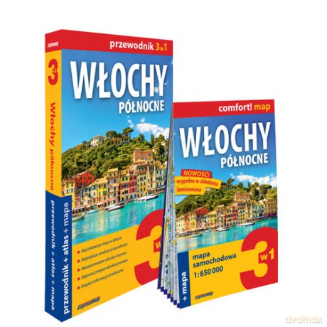 Włochy północne 3w1 przewodnik + atlas + mapa - Marta Stebel, Kamila Kowalska [KSIĄŻKA]