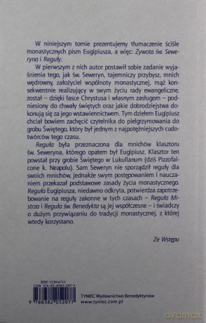Żywot św. Seweryna Reguła - Eugipiusz [KSIĄŻKA]