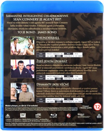 007 James Bond Sean Connery Kolekcja [6xBlu-Ray]