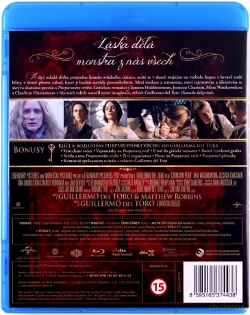 Crimson Peak: Wzgórze krwi [Blu-Ray]
