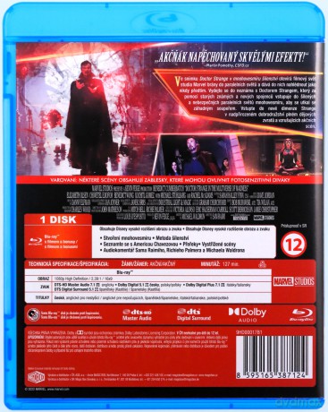 Doktor Strange w multiwersum obłędu [Blu-Ray]