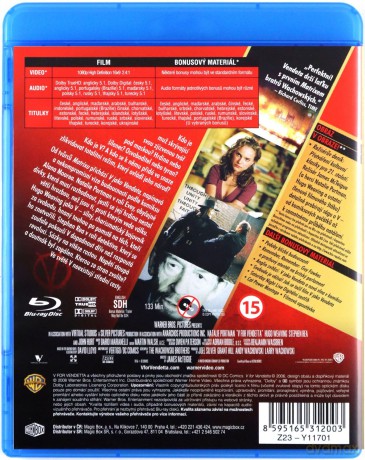 V jak vendetta [Blu-Ray]