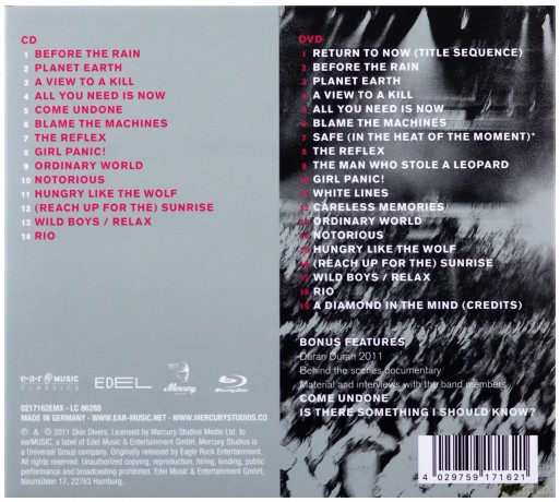 Duran Duran: A Diamond In The Mind - Live 2011 [Blu-Ray]+[CD]