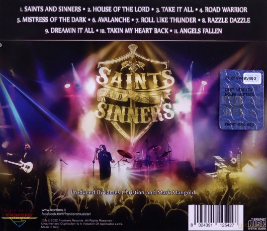 House Of Lords: Saints And Sinners [CD]