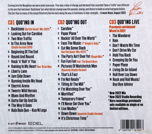 Status Quo: Quo'Ing In The Best Of The Noughties (Deluxe) (digipack) [3CD]