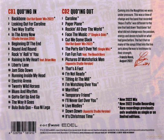 Status Quo: Quo'Ing In The Best Of The Noughties [2CD]