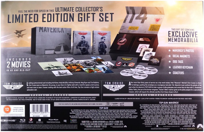 Top Gun / Top Gun: Maverick (Superfan Collection) (steelbook) [2xBlu-Ray 4K]+[2xBlu-Ray]