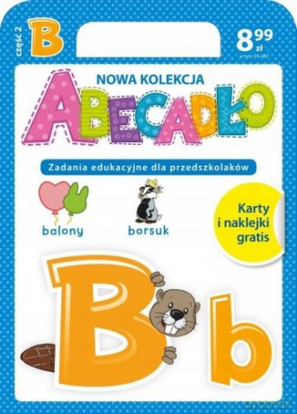 ABECADŁO Zadania edukacyjne dla przedszkolaków - literka B. Część 2 - Dorota Skwark [KSIĄŻKA]