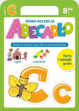 ABECADŁO Zadania edukacyjne dla przedszkolaków - literka C. Część 3 - Dorota Skwark [KSIĄŻKA]