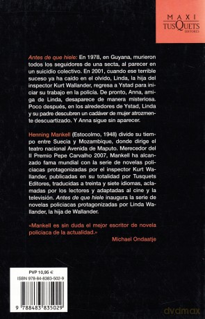 Antes De Gue Hiele - Henning Mankell [KSIĄŻKA]