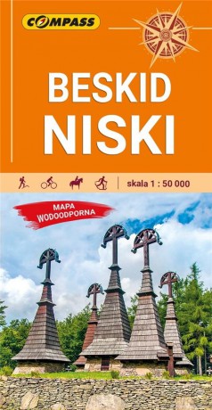 Beskid Niski. Mapa turystyczna w skali 1:50 000 (wersja wodoodporna)