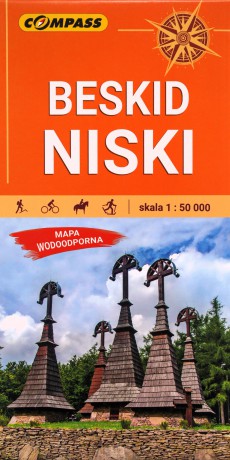 Beskid Niski. Mapa turystyczna w skali 1:50 000 (wersja wodoodporna)